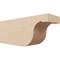 Ekena Millwork 6in. W x 8in. H x 20in. L Del Monte Woodgrain TimberThane Rafter Tail, Primed Tan RFTUR06X08X20DELRCPR - alternate 1
